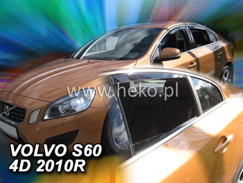 Owiewki przód+tył VOLVO  S60         II   4d  2010-2019r.(+OT)