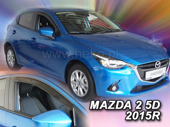 Owiewki przód MAZDA 2  IV  5d  2014R. →