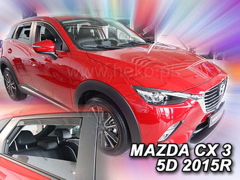 Owiewki przód+tył MAZDA CX – 3   5d  2015R. →(+OT)