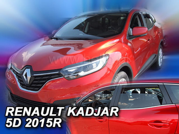 Owiewki przód+tył RENAULT KADJAR 5D  2015R.→(+OT)