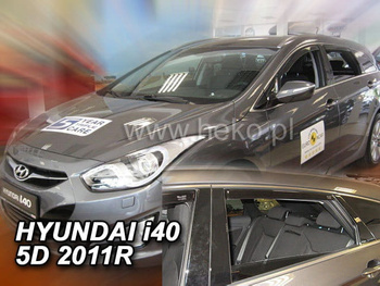 Owiewki przód+tył HYUNDAI i40        5d 2011-2019R  COMBI (+OT)