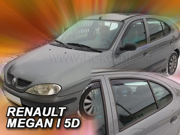 Owiewki przód+tył RENAULT MEGANE  4d / 5d 1995 – 2002r (+OT)  SED / HTB