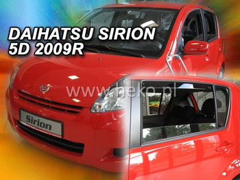 Owiewki przód+tył DAIHATSU SIRION   5d 2005R.→(+OT)