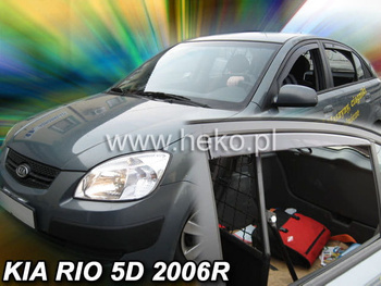 Owiewki przód+tył KIA RIO  II     5d  2005-2011r.  (+OT) htb