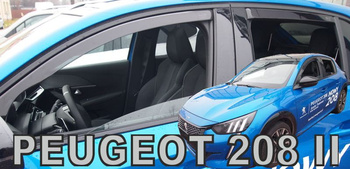 Owiewki przód+tył PEUGEOT 208  II  5D 2019R→(+OT)