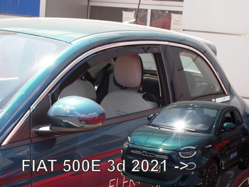 Owiewki przód FIAT 500 E   3d 2021R. →